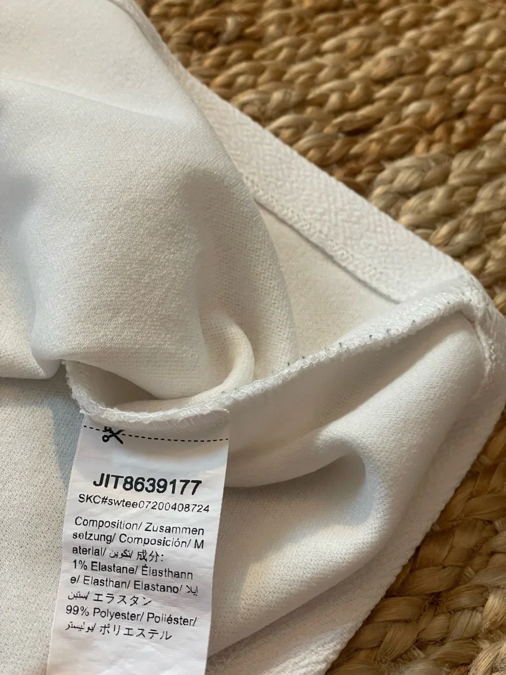 White Puff Sleeve Square Neck Top Women’s M Blouse Neckline Feminine